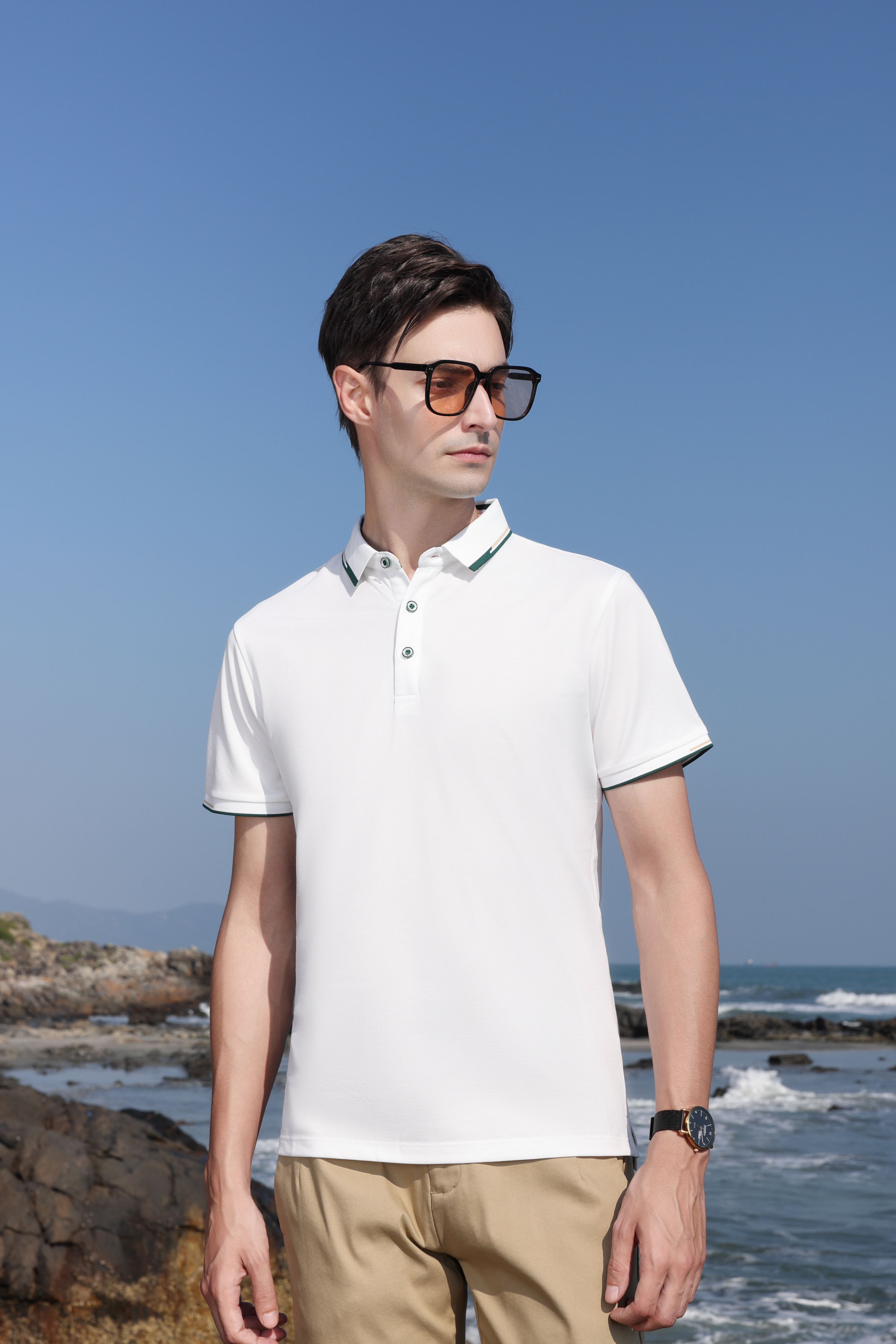 Ice Ion Purified Cotton Series Unisex Short-Sleeve Polo for Men and Women
