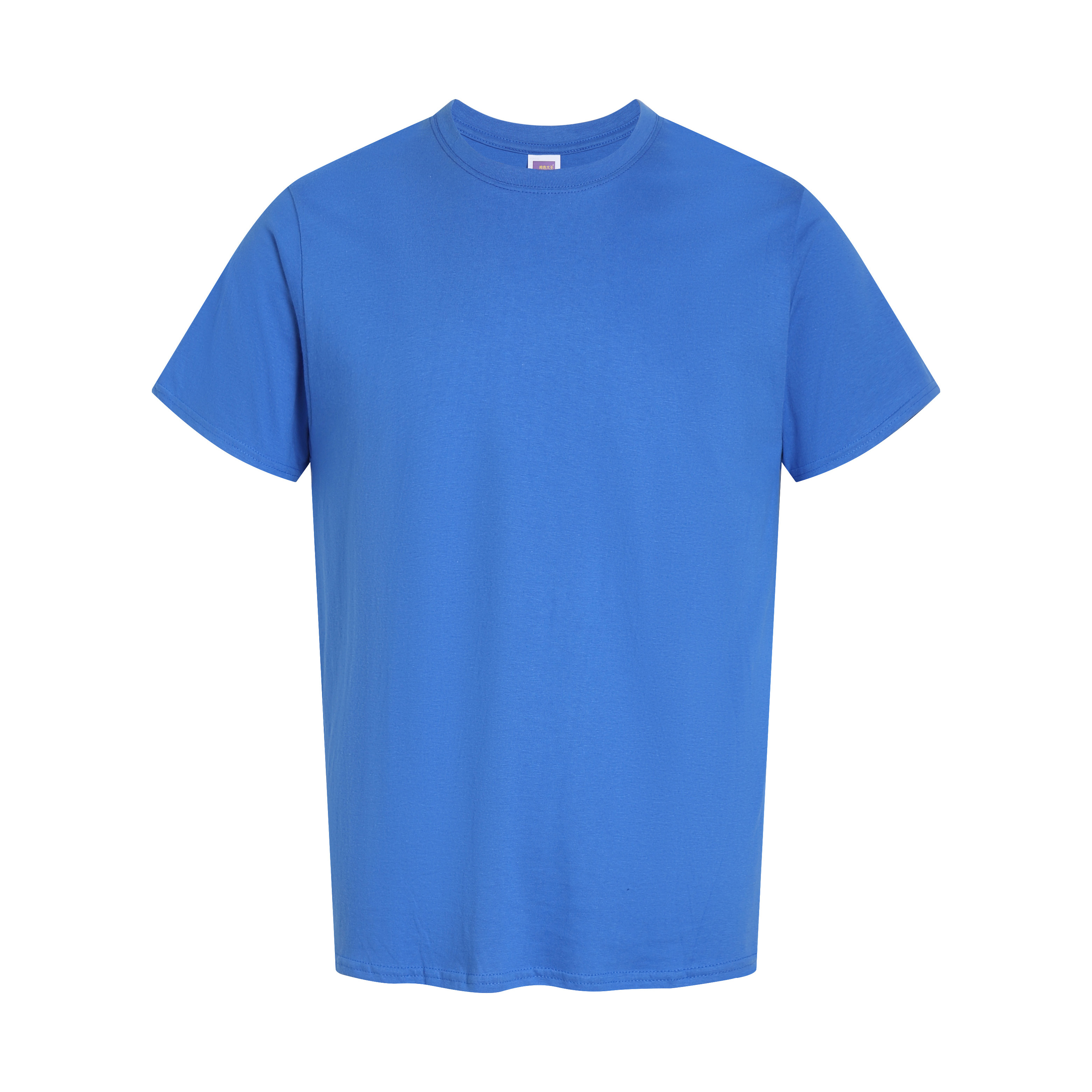 BLANK KING 180 GSM Unisex Crew Neck Short Sleeve T-Shirt, 100% Combed Cotton Plain Blank Tee for Printing