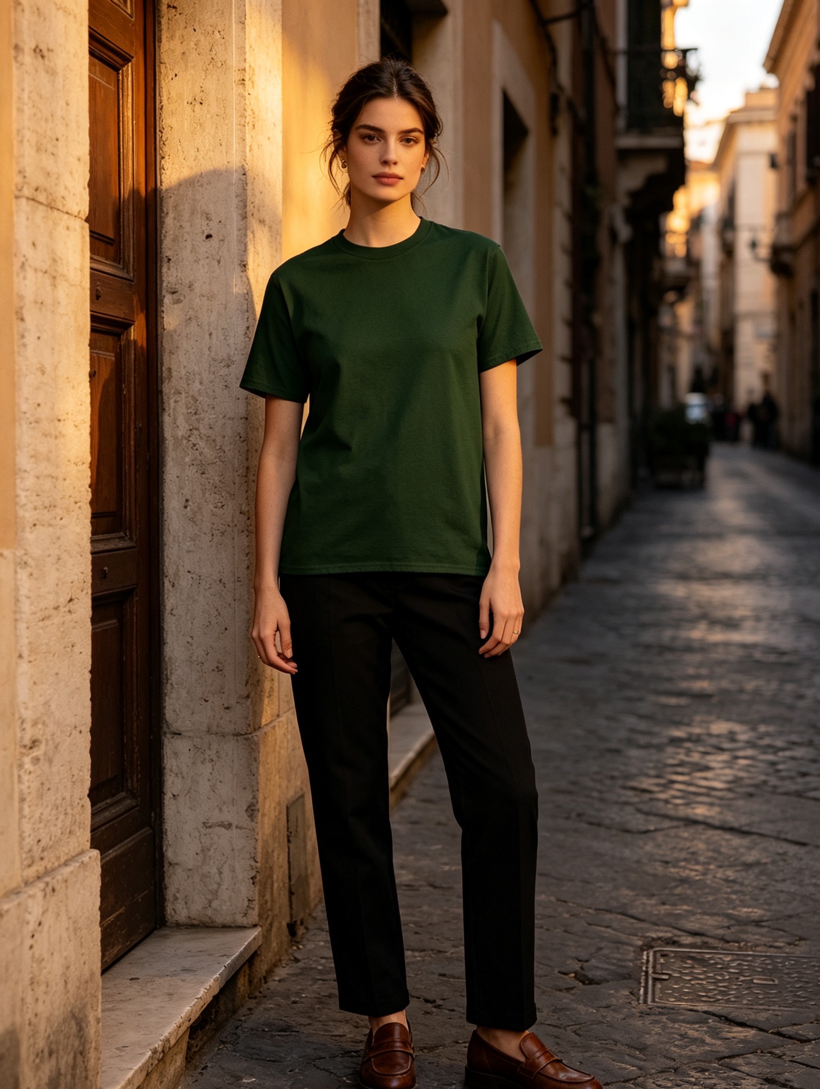 Unisex Adult Crew Neck Short Sleeve T-Shirt 100% Cotton 180gsm Casual Blank Tee