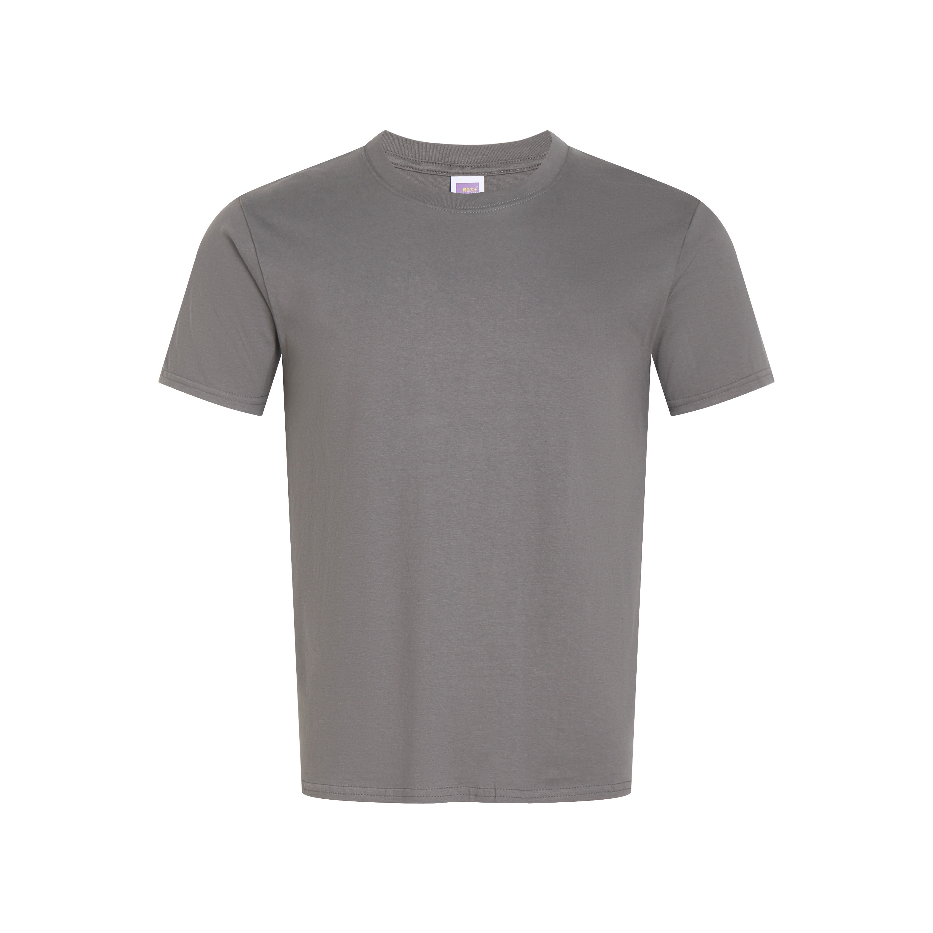BLANK KING 180 GSM Unisex Crew Neck Short Sleeve T-Shirt, 100% Combed Cotton Plain Blank Tee for Printing