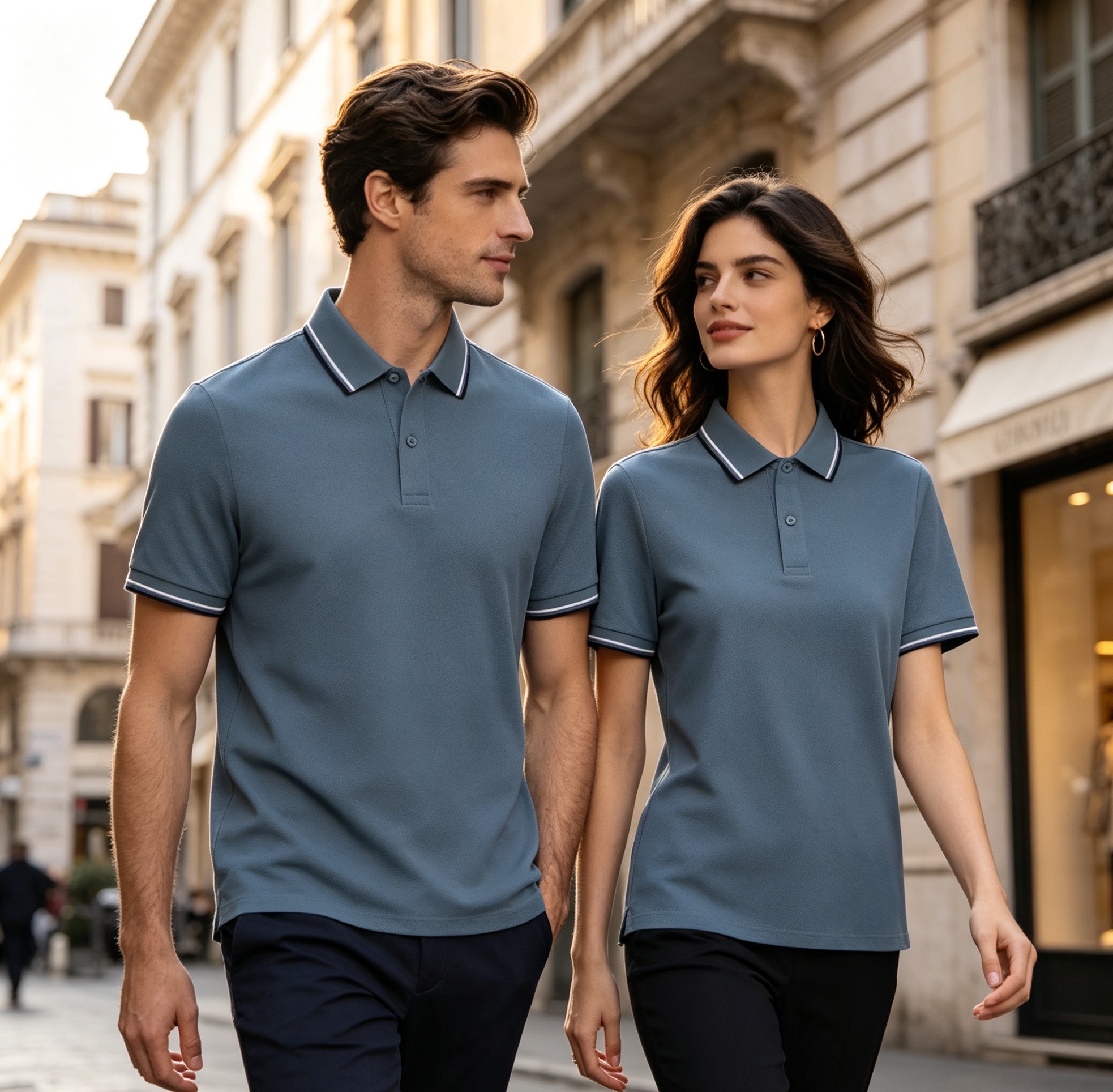 Pure Cotton Series Unisex Polo Shirts 220gsm 15 Colors Available