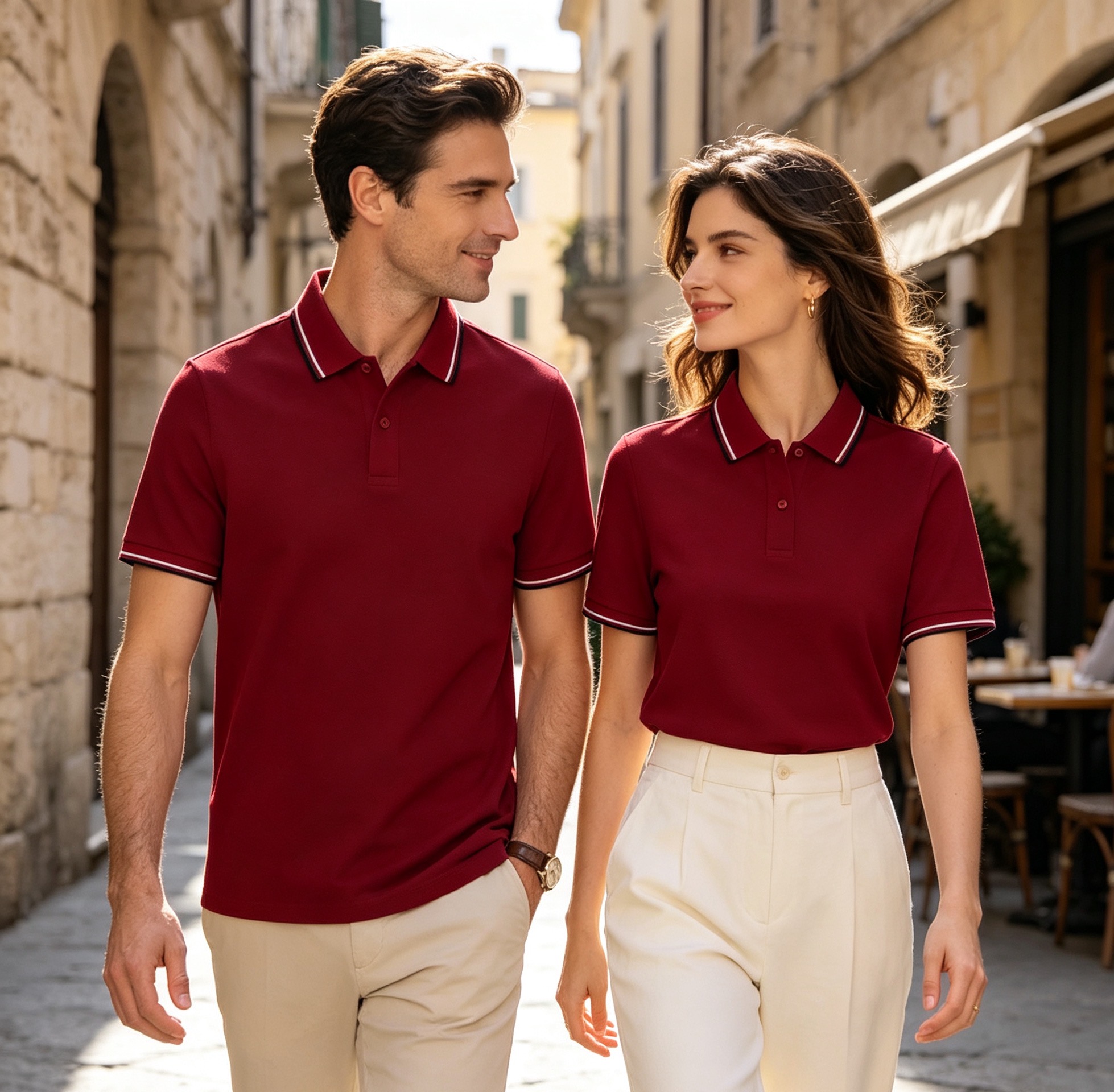 Pure Cotton Series Unisex Polo Shirts 220gsm 15 Colors Available