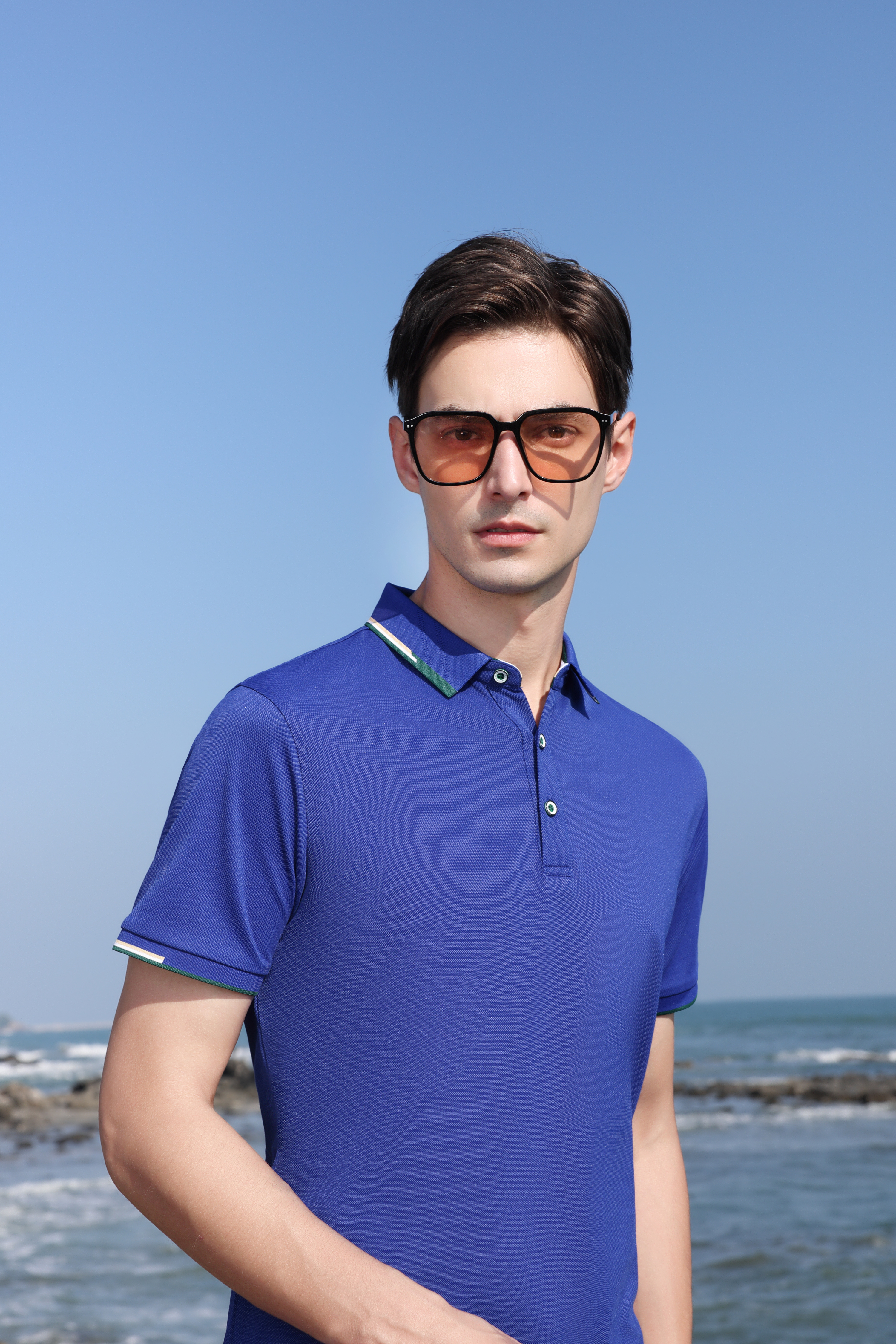 Ice Ion Purified Cotton Series Unisex Short-Sleeve Polo for Men and Women