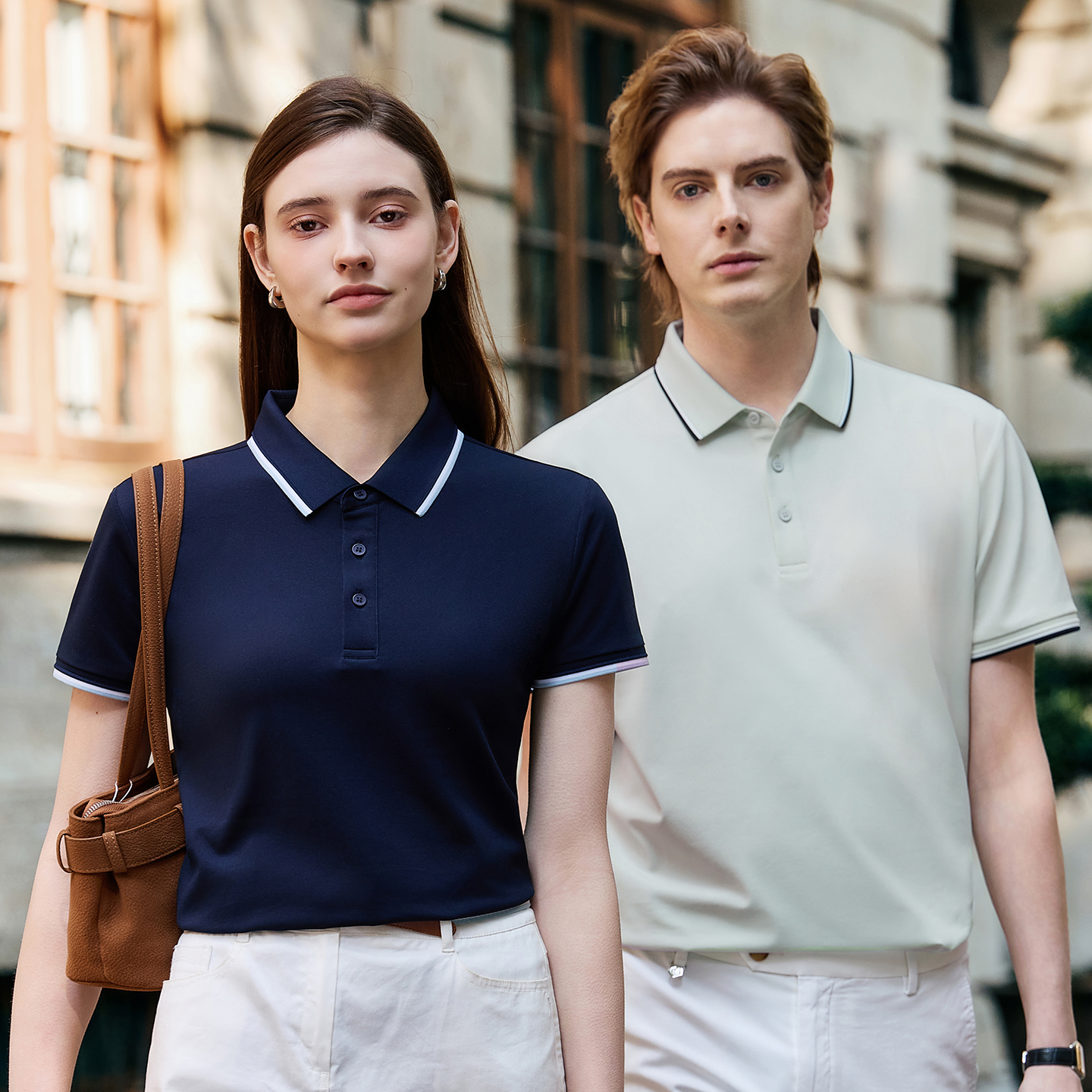 Unisex Polo Shirt Premium Sorona® Poly Cotton 40S Mulberry Silk Blend