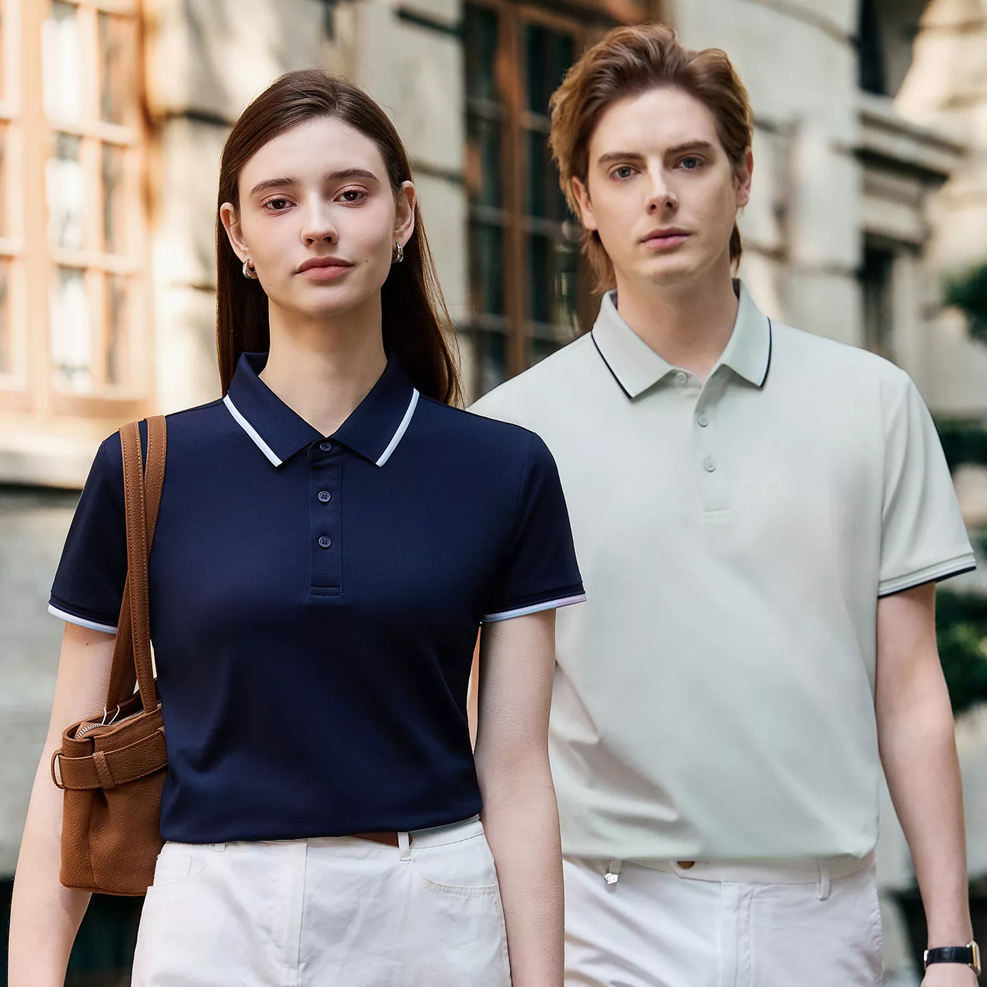 Unisex Polo Shirt Premium Sorona® Poly Cotton 40S Mulberry Silk Blend