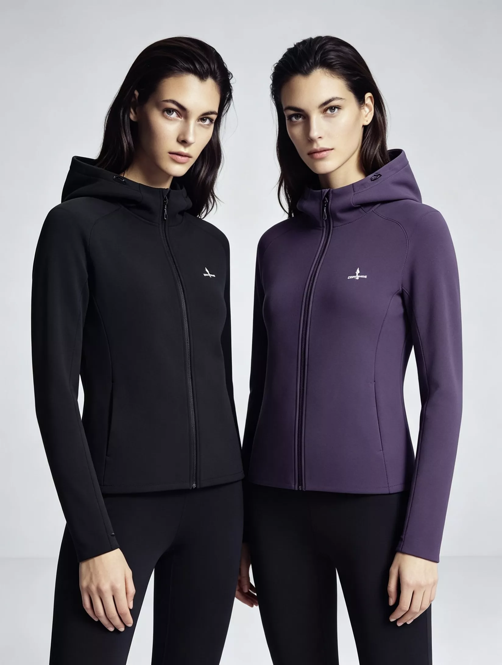Lightweight Warm Jacket, BT_HeatFlex Thermal Fabric, Drawstring Hood Raglan Sleeve Coat for Commute & Casual