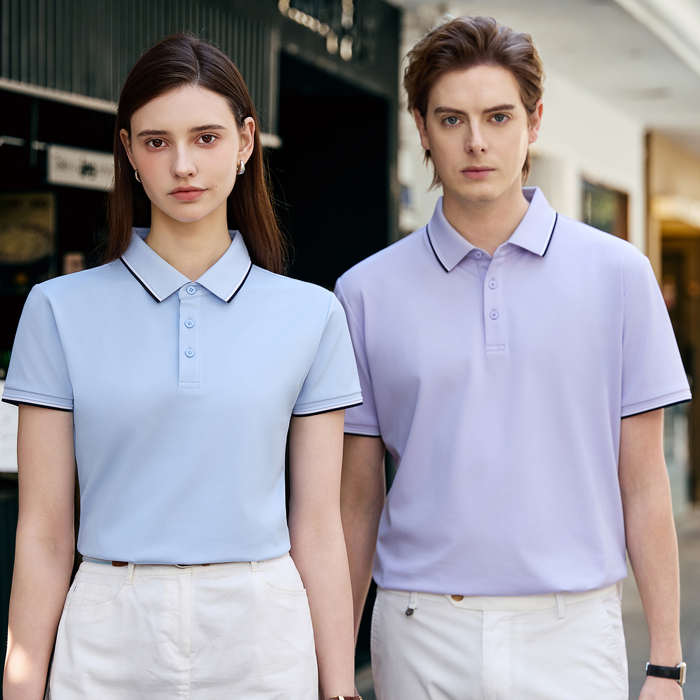 Unisex Polo Shirt Premium Sorona® Poly Cotton 40S Mulberry Silk Blend
