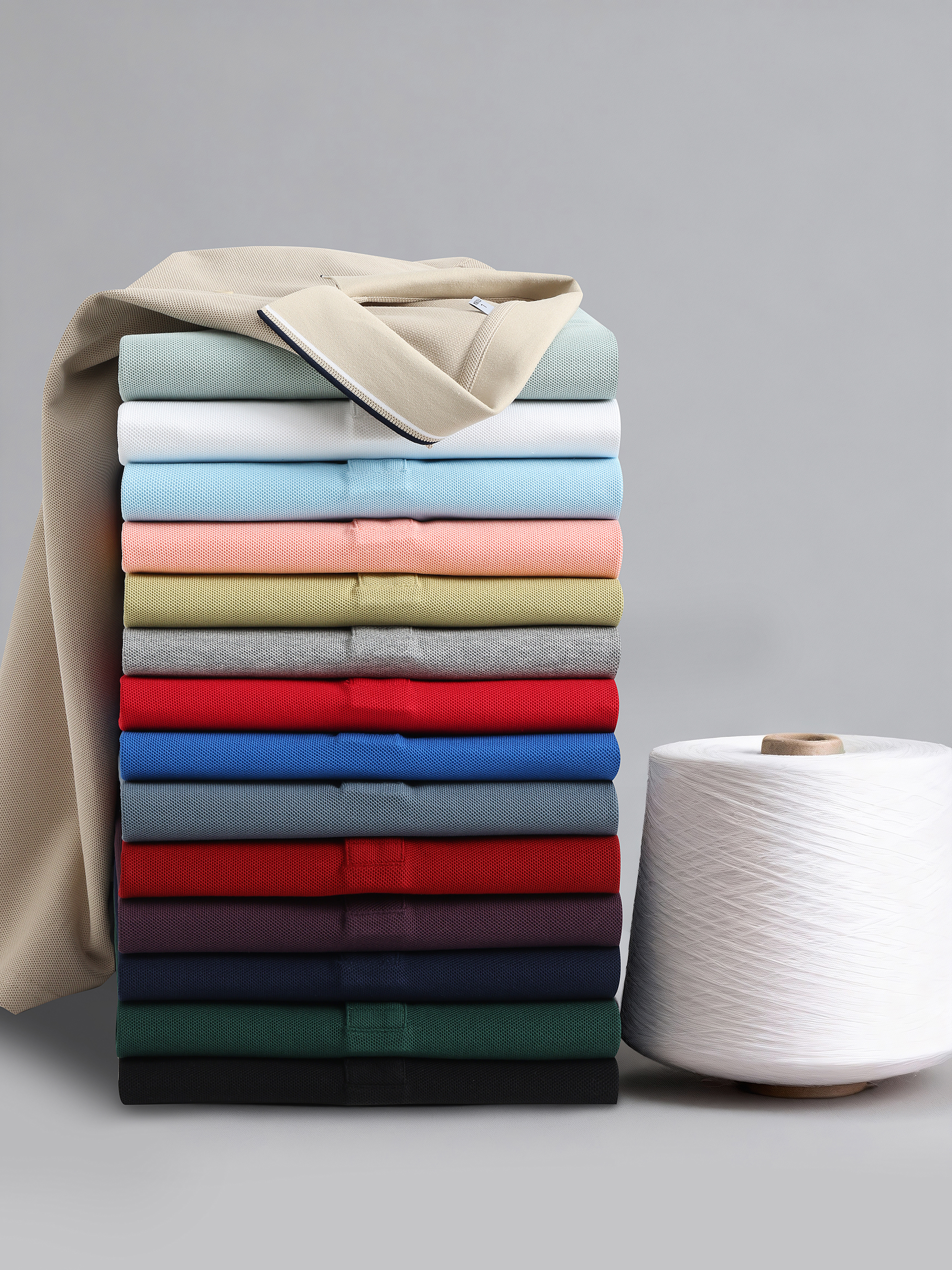 Pure Cotton Series Unisex Polo Shirts 220gsm 15 Colors Available