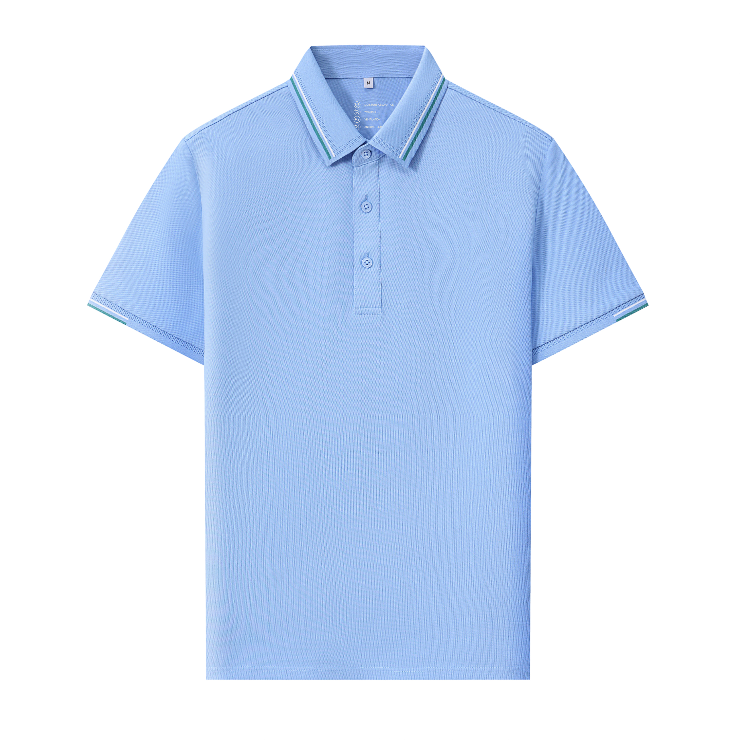 Unisex Sorona Polo Shirt Premium Poly-Cotton 7A Antibacterial Ice Ammonia Super Cool Cotton 11 Colors