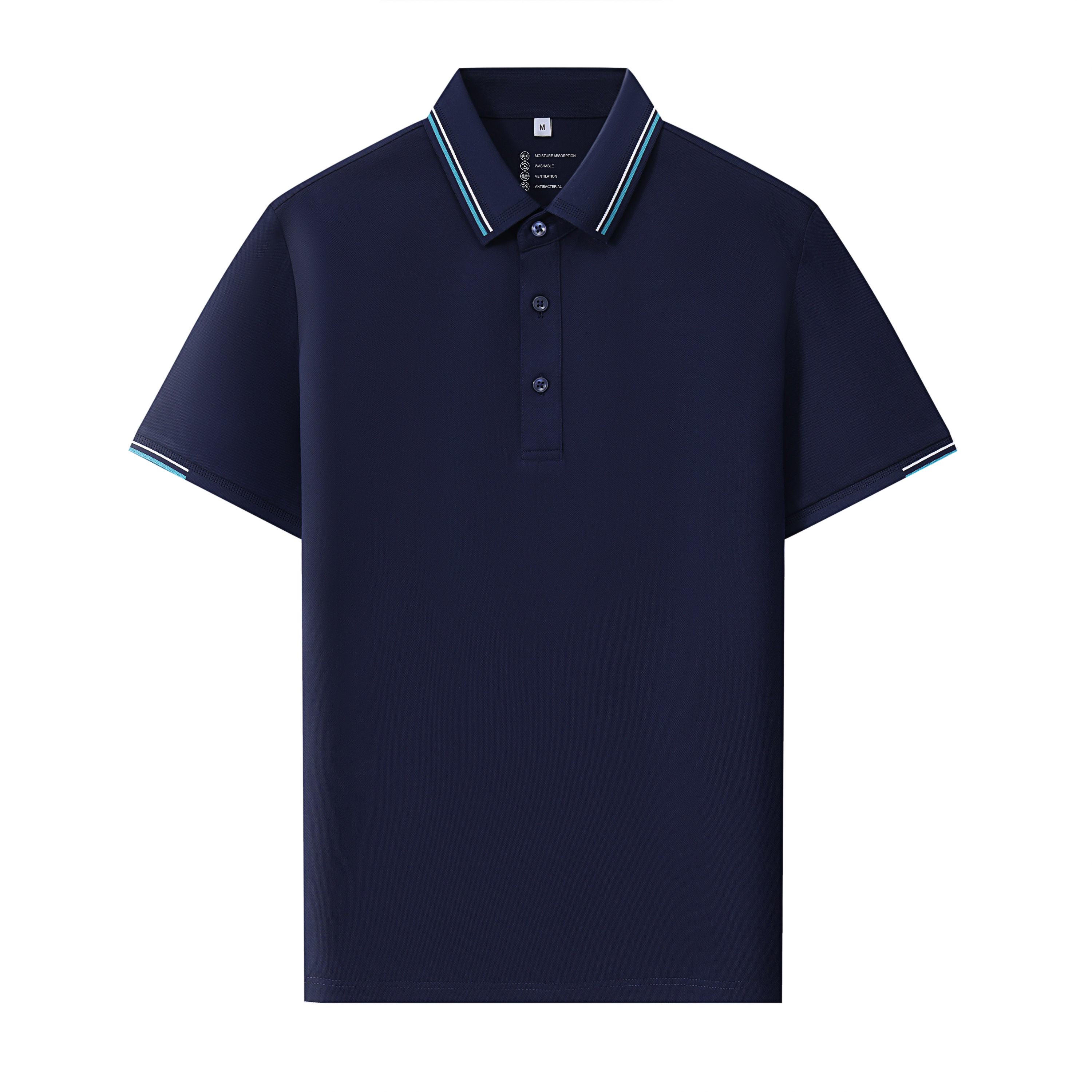 Unisex Sorona Polo Shirt Premium Poly-Cotton 7A Antibacterial Ice Ammonia Super Cool Cotton 11 Colors