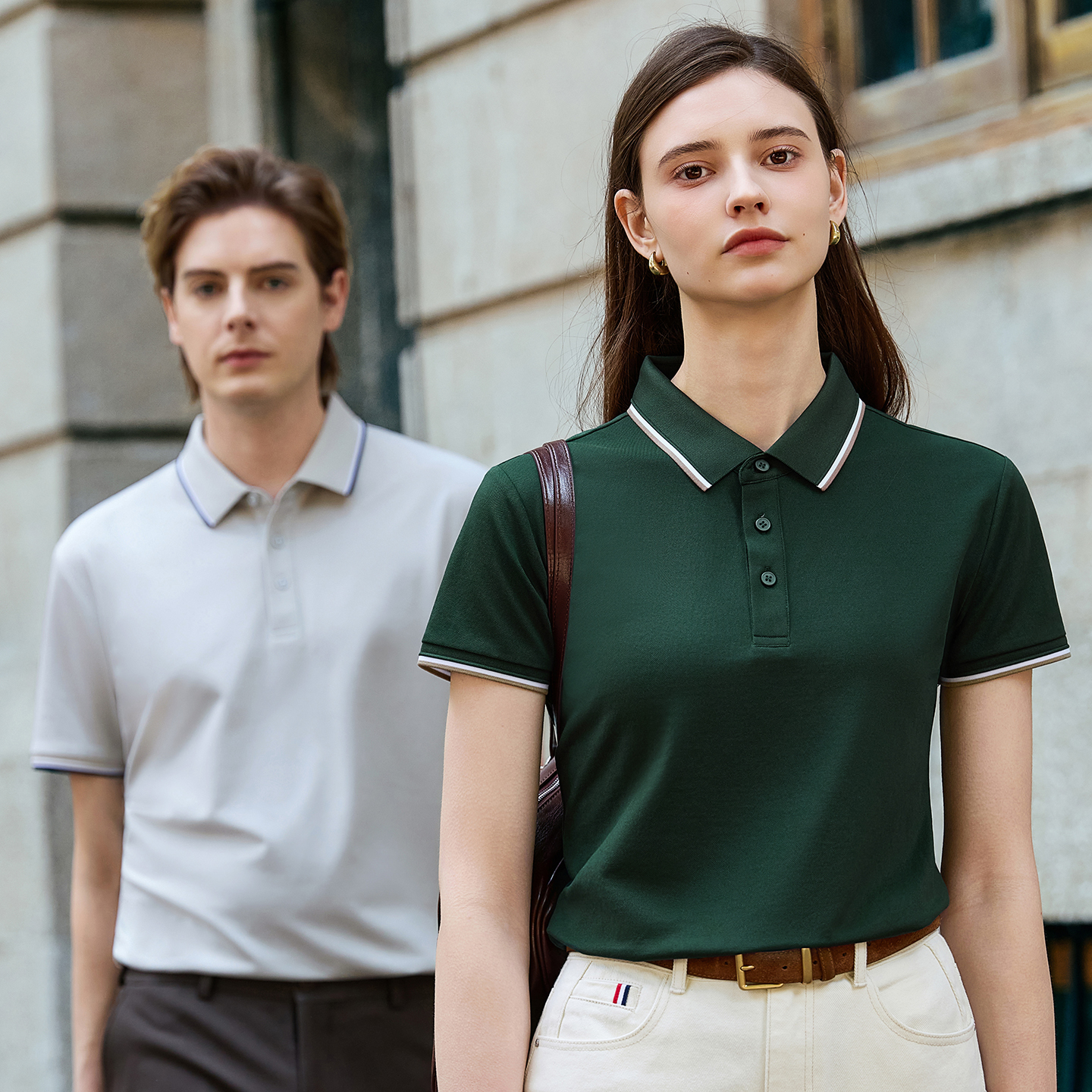 Unisex Polo Shirt Premium Sorona® Poly Cotton 40S Mulberry Silk Blend