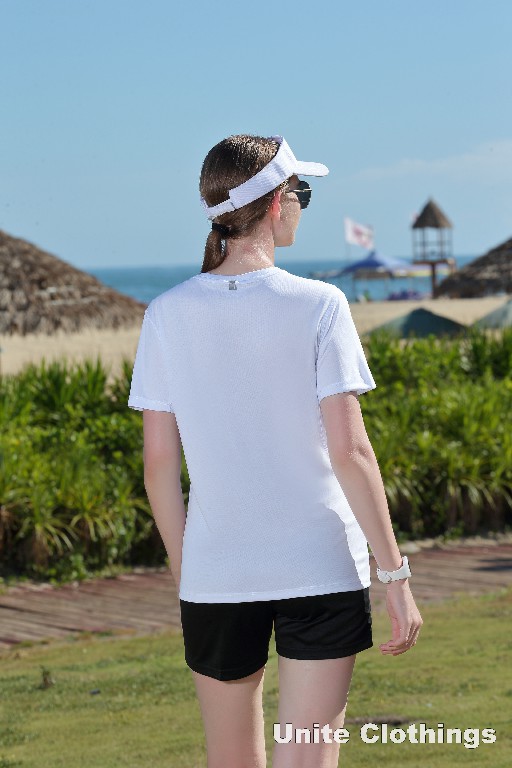 Unisex Dot Texture 100% Quick Dry Polyester Tee