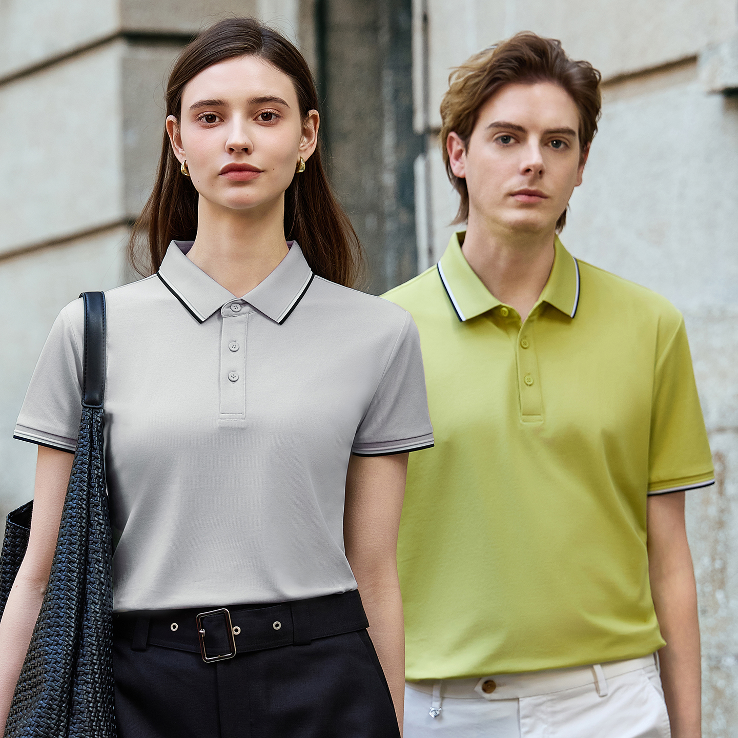Unisex Polo Shirt Premium Sorona® Poly Cotton 40S Mulberry Silk Blend