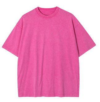 260gsm Heavyweight Cotton Summer Snow Wash Streetwear T-Shirt