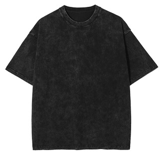 260gsm Heavyweight Cotton Summer Snow Wash Streetwear T-Shirt