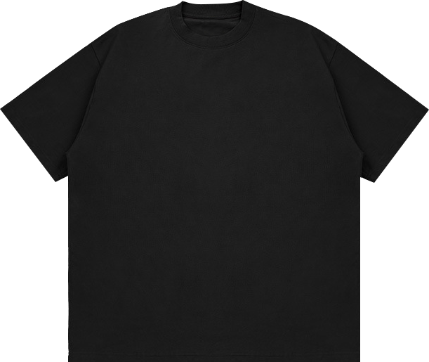 310GSM Heavyweight 100% Cotton Blank American Streetwear Crew Neck T-Shirt, FOG Tone Oversized Unisex Tee, Low Shrinkage Thick Plain T Shirt For Custom Print