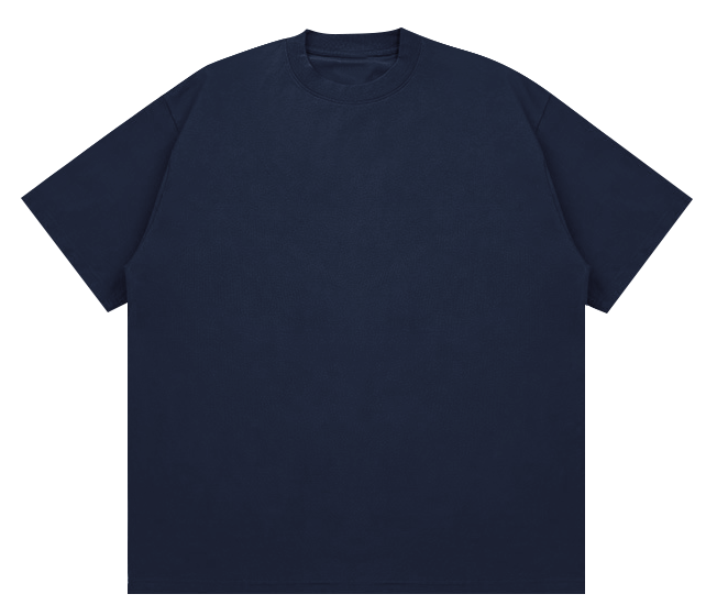 310GSM Heavyweight 100% Cotton Blank American Streetwear Crew Neck T-Shirt, FOG Tone Oversized Unisex Tee, Low Shrinkage Thick Plain T Shirt For Custom Print